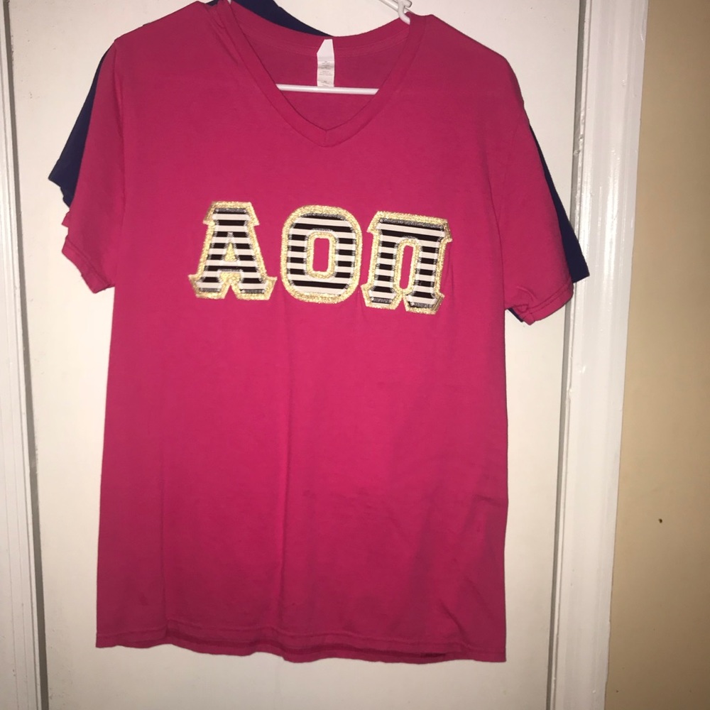 AOII Stitch Lettering